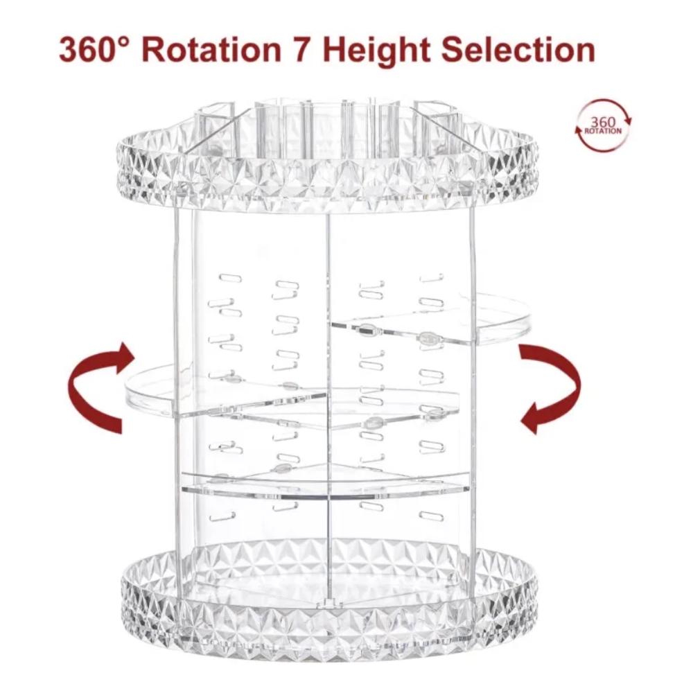 Acrylic 360 Rotating Organizer