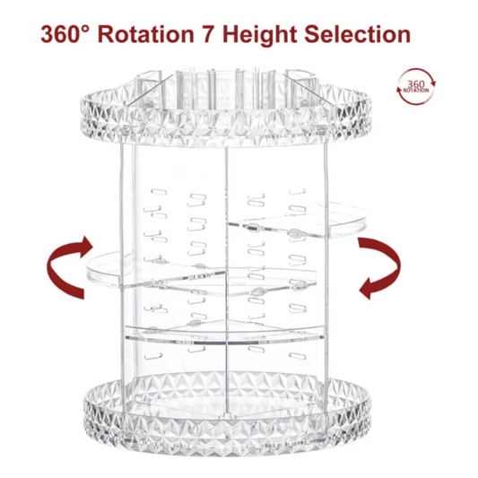 Acrylic 360 Rotating Organizer