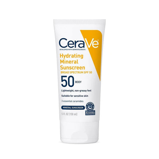 CeraVe Hydrating Mineral Sunscreen SPF 50 Body (150 ml)