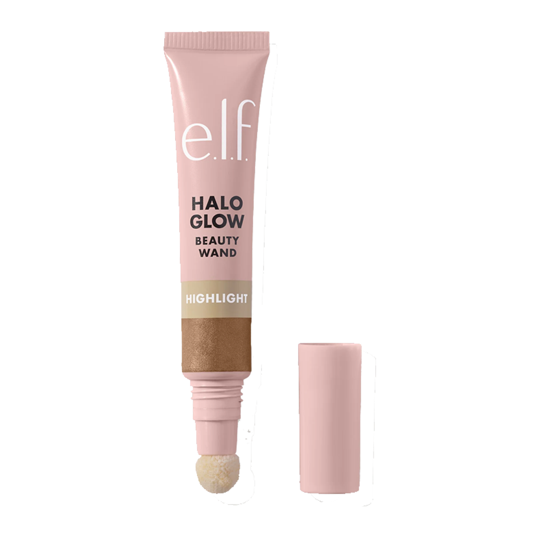 Elf Halo Glow Highlight Beauty Wand Champagne Campaign