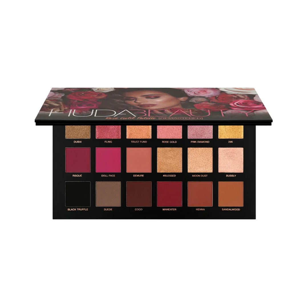 Huda Beauty Rose Gold Remastered Eyeshadow Palette