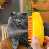3 In 1 Cat & Dog Steam Brush, Cat Hair Brush, Rechargeable