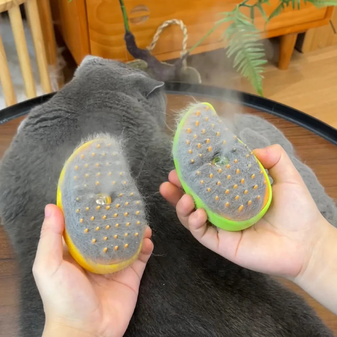 3 In 1 Cat & Dog Steam Brush, Cat Hair Brush, Rechargeable
