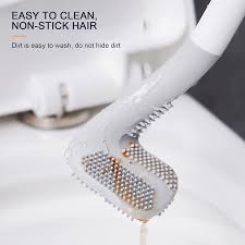 Silicone Toilet Brush Golf Style With Stick On Hook