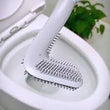 Silicone Toilet Brush Golf Style With Stick On Hook