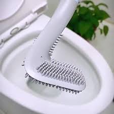 Silicone Toilet Brush Golf Style With Stick On Hook